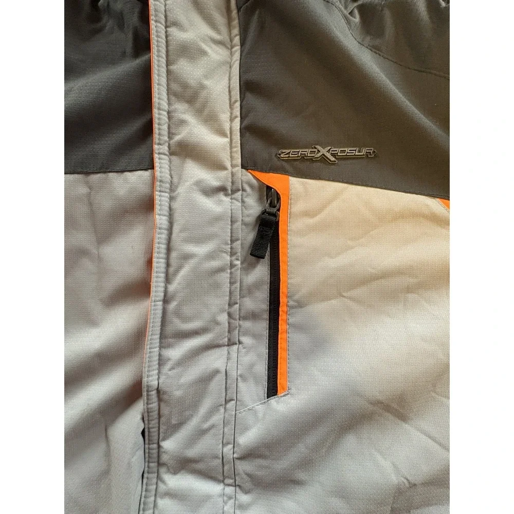 Zero Xposur Full Zip‎ Winter Hooded Parka Boys Snow Coat Youth Size Large 14/16